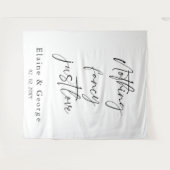 Niets Fancy gewoon Love Weddenschap Foto Backdrop Wandkleed (Voorkant (horizontaal))