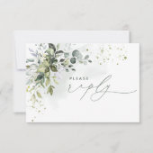 Niets Fancy gewoon van Eucalyptus Green RSVP (Voorkant)