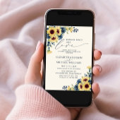 Niets Fancy gewoon van soonnebloem Navy Blue Foto Kaart