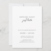 Niets Fancy, hou gewoon van minimalistische fotobr Kaart (Voorkant)