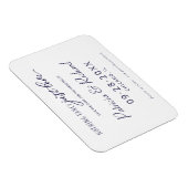 Niets Fancy houdt van sparen de Datum niet Foto Magneet (Rechterzijde)