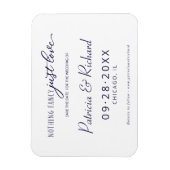 Niets Fancy houdt van sparen de Datum niet Foto Magneet (Verticaal)