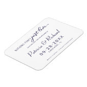 Niets Fancy houdt van sparen de Datum niet Foto Magneet (Linkerzijde)