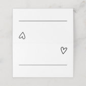 Niets Fancy, maar liefdesminimalistisch huwelijk (Buitenkant ongevouwen)