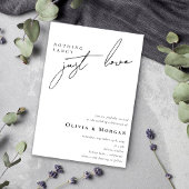 Niets Fancy Net Love Script QR Code Weddenschap Kaart