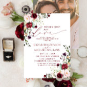 Niets Gewoons Gewoon Liefde Bordeaux Foto Bruiloft Kaart