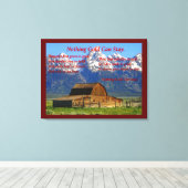 Niets Gold kan blijven Canvas Afdruk (Insitu (Houten vloer))