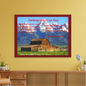 Niets Gold kan blijven Canvas Afdruk (Insitu (Woonkamer))