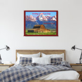 Niets Gold kan blijven Canvas Afdruk (Insitu (Slaapkamer))