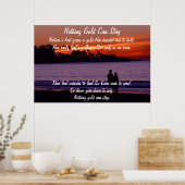 Niets Gold kan Poster blijven (Keuken)
