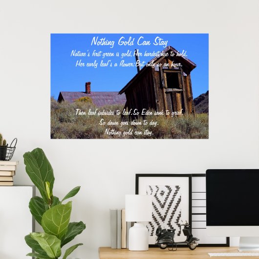Niets Gold kan Poster blijven 7 (Thuiskantoor)