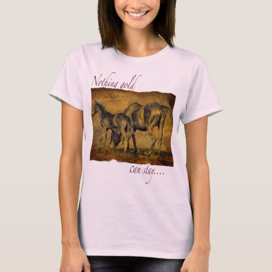 Niets Gold T-shirt (Voorkant)