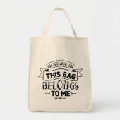 Niets in deze tas is van mij (Voorkant)