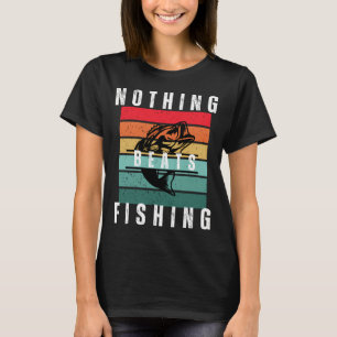 Niets is beter dan vissen t-shirt