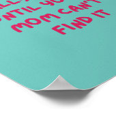 Niets is echt los tot... Grappig Poster (Hoek)