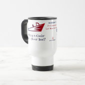 Niets is koeler dan een motorboot (gepersonaliseer reisbeker (Voorkant links)