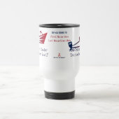 Niets is koeler dan een motorboot (gepersonaliseer reisbeker (Center)