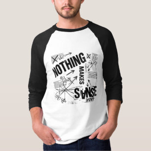 NIETS IS LOGISCH Brutalist Anti Design Verklarin T-shirt