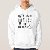 Niets is ondenkbaar hoodie (Voorkant)