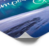 Niets is onmogelijk met God Bijbelse Poster (Hoek)