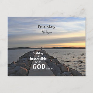 Niets is onmogelijk met God Briefkaart