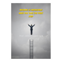 Niets is onmogelijk Motivatie Quote Poster