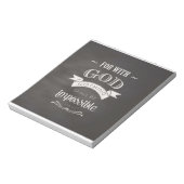 Niets is onmogelijk notitieblok (Gedraaid)