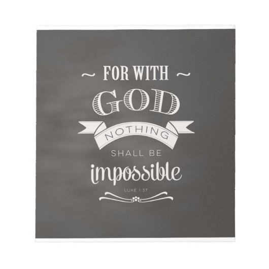 Niets is onmogelijk notitieblok (Voorkant)