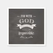 Niets is onmogelijk servetten (Voorkant)