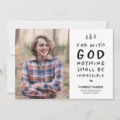 Niets is onmogelijke aankondiging van Afstuderen (Voorkant)