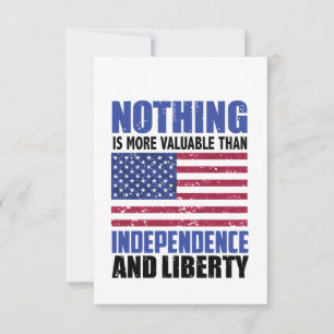 Niets is waardevoller dan onafhankelijkheid en lib