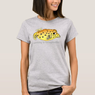 Niets is Zwonkbare Gele Vis T-shirt