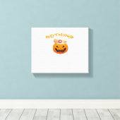Niets kan een verpleegster bang maken, Halloween S Canvas Afdruk (Insitu (Houten vloer))