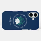 Niets komt uit het niets - de witte lotus Case-Mate iPhone case (Achterkant (horizontaal))