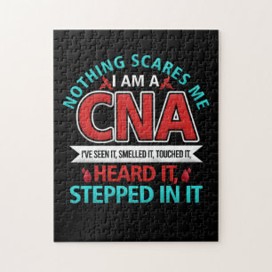 Niets maakt me bang dat CNA Zurse Job Lover Gift C Legpuzzel