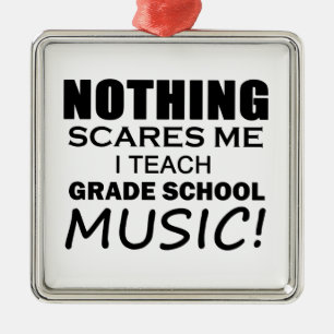 Niets maakt me Graad School Music Metalen Ornament
