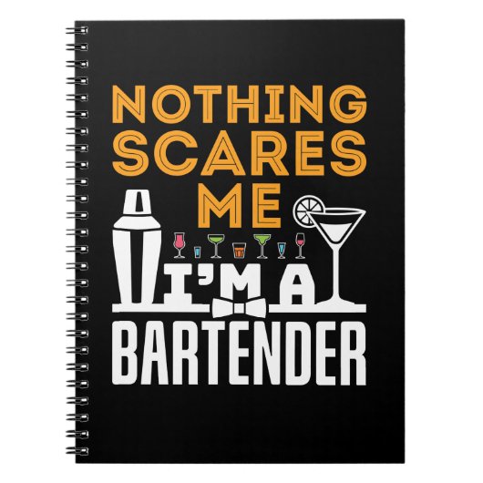 Niets maakt me uit dat ik een Bartender ben Notitieboek (Voorkant)