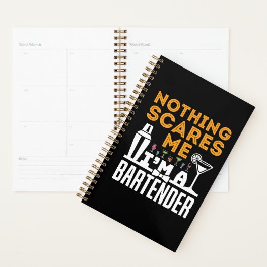 Niets maakt me uit dat ik een Bartender ben Planner (Display)