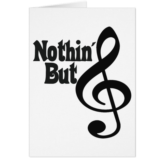 Niets, maar Treble (Voorkant)