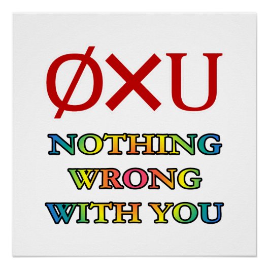 Niets mis met jou perfect poster (Voorkant)