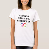 Niets over ons zonder ons t-shirt (Voorkant)