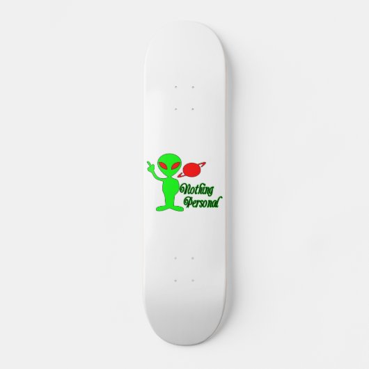 Niets Personal Space Alien Skateboard (Voorkant)