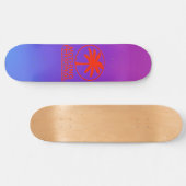 Niets Persoonlijk Blauw en Paarse Gradiënt Skateboard (Horizontaal)