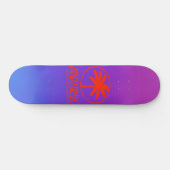 Niets Persoonlijk Blauw en Paarse Gradiënt Skateboard (Horizontaal)