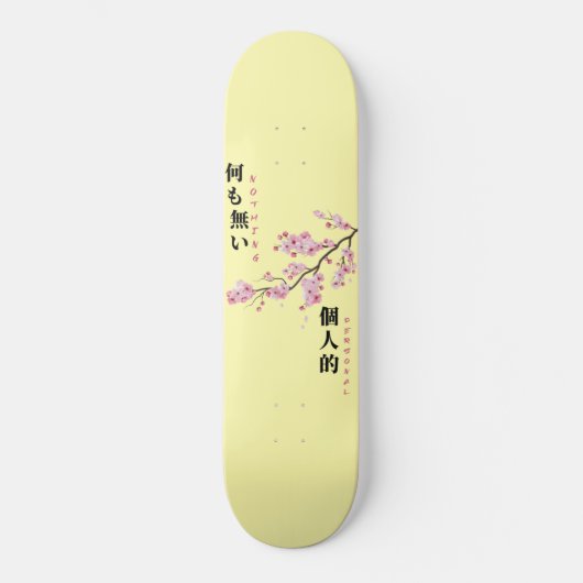 Niets persoonlijk - Cherry Blossom Skateboard (Voorkant)