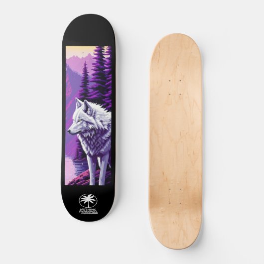 Niets Persoonlijk Twilight Wolf Skateboard (Voorkant)