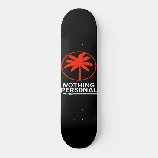 Niets Persoonlijke Logo Skateboard (Voorkant)