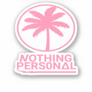 Niets Persoonlijke Logo Sticker