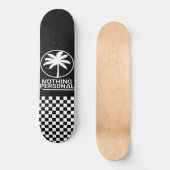 Niets Persoonlijks Checker Dipped Skateboard (Voorkant)