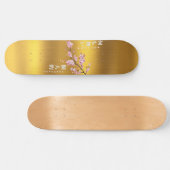 Niets Persoonlijks - Cherry Blossom Goud Editie Skateboard (Horizontaal)